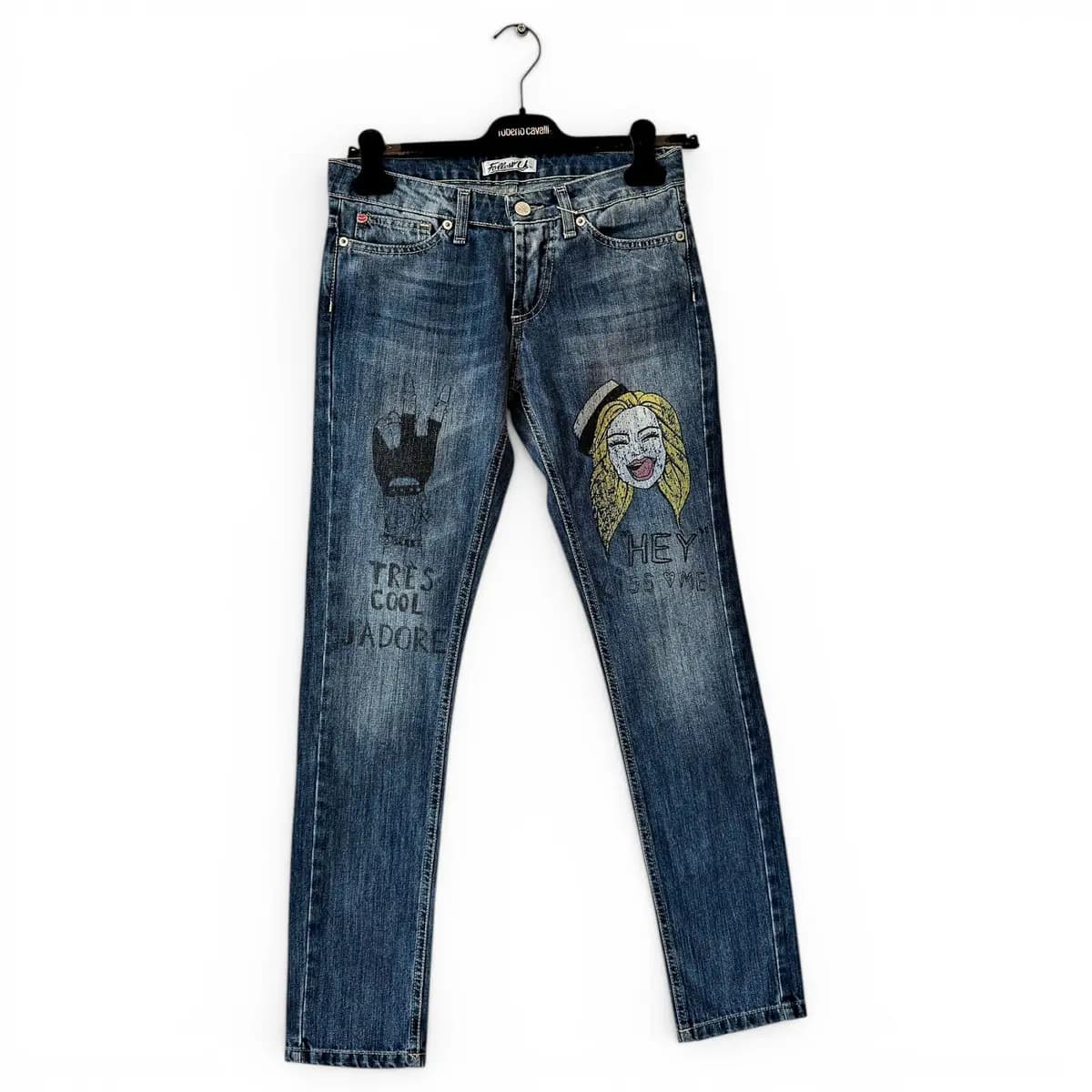 Non Signé / Unsigned Jeans slim