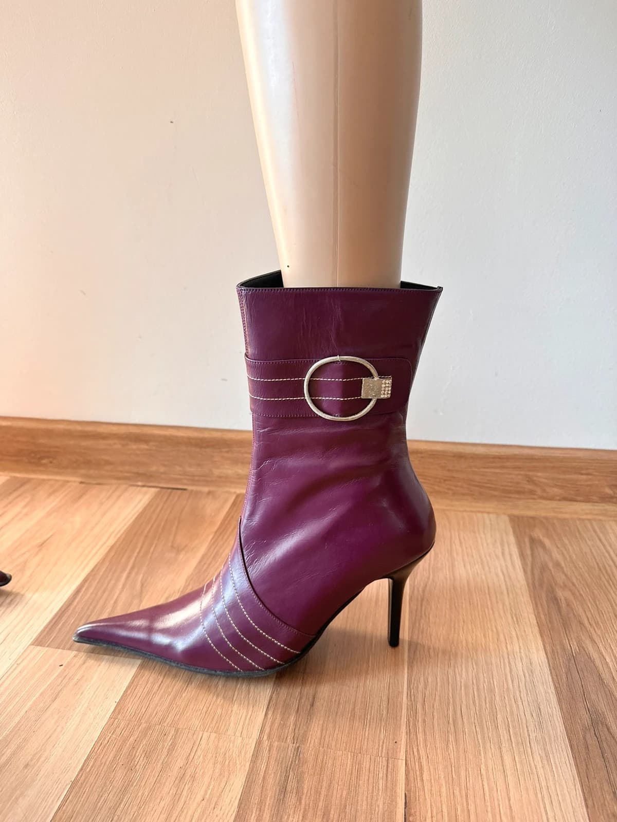 Senza Marca Cizme in piele
