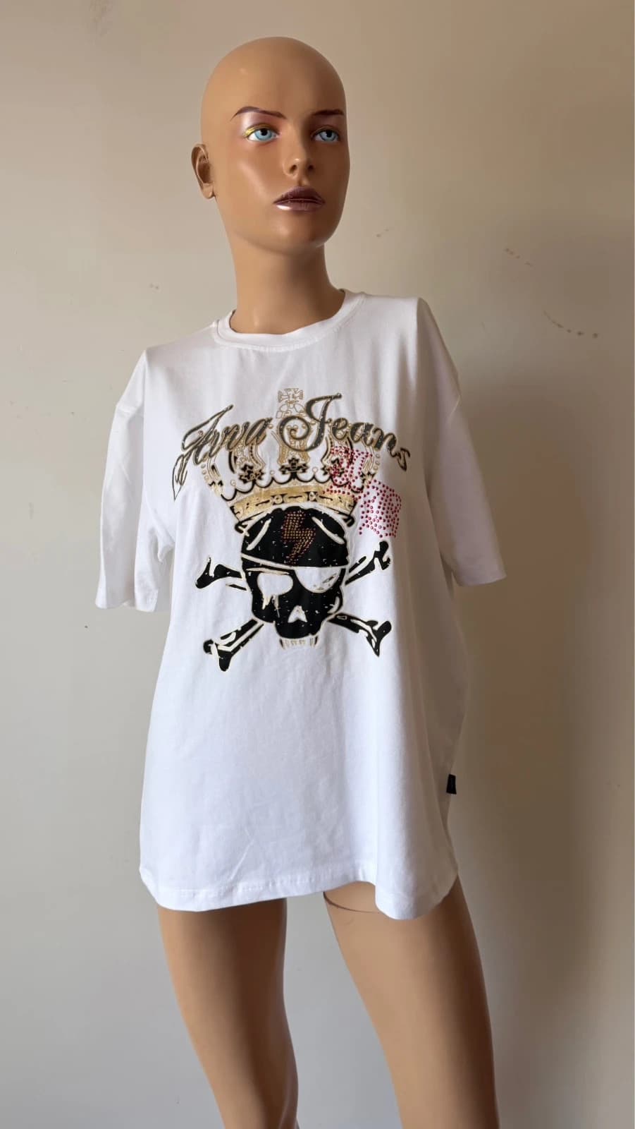 Senza Marca Tricou cu strass damă